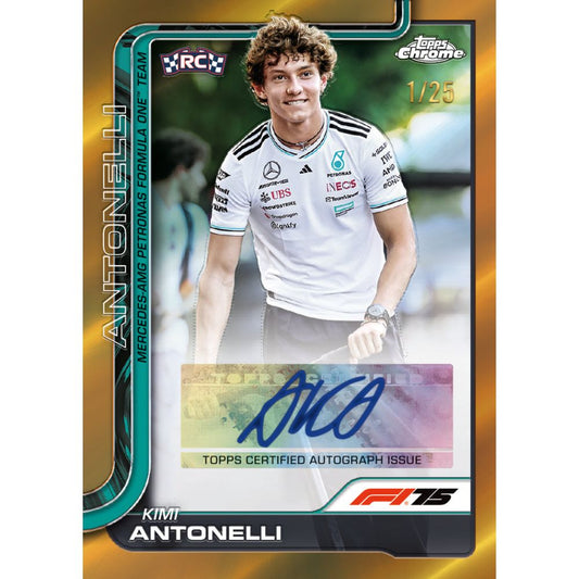 2025 Topps Chrome Formula 1 Hobby Box