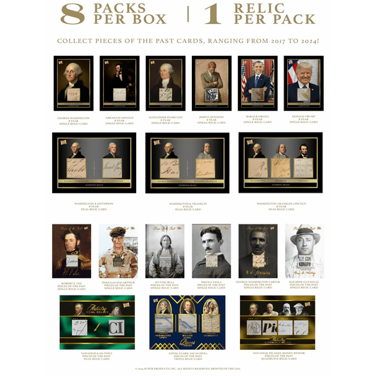 2024 Pieces of the Past 8 Year Collection Hobby Box