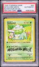 1999 POKEMON BASE SET SHADOWLESS 1ST EDITION BULBASAUR #44 ARITA AUTO PSA AUTH